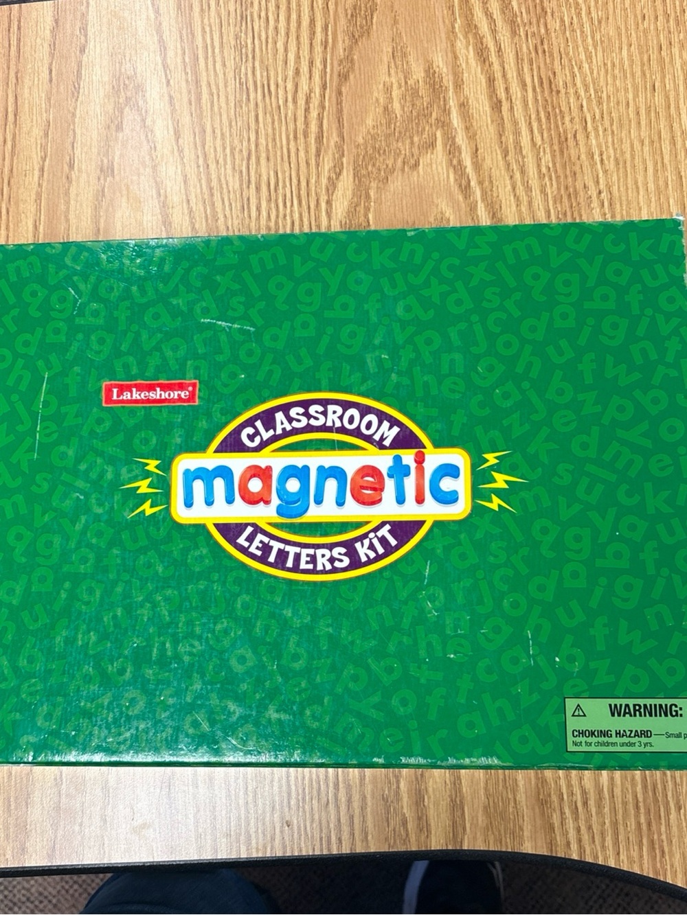 Lakeshore Classroom Magnetic Letters ABC Kit Kids Child Learning Play Set JJ518